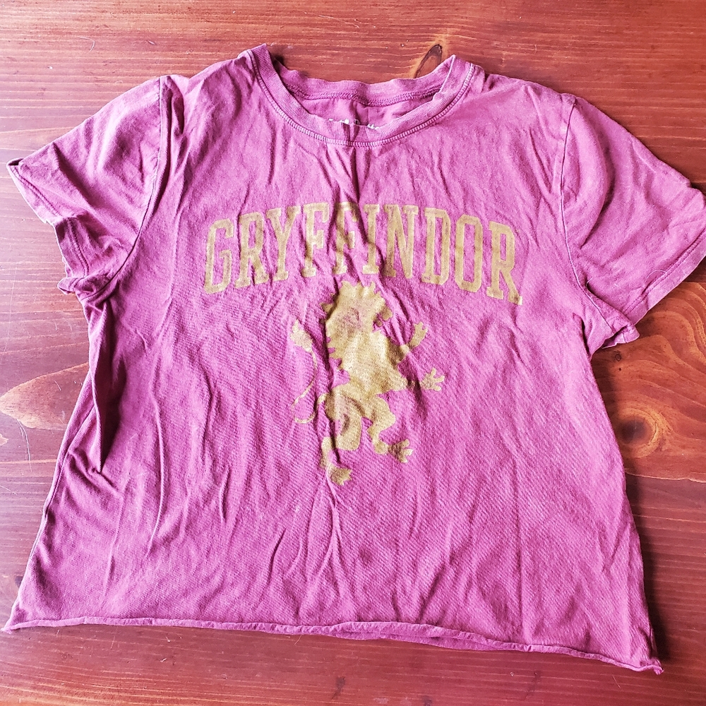 Harry Potter Gryffindor crop top size M Disney